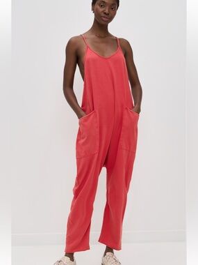 Free People Movement | Hot Shot Onesie in cherry red - M